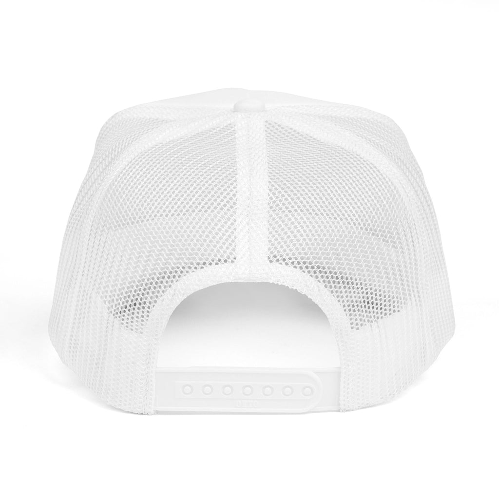 Botox Burnouts Pink Trucker Hat — Retro Script Foam Mesh Cap