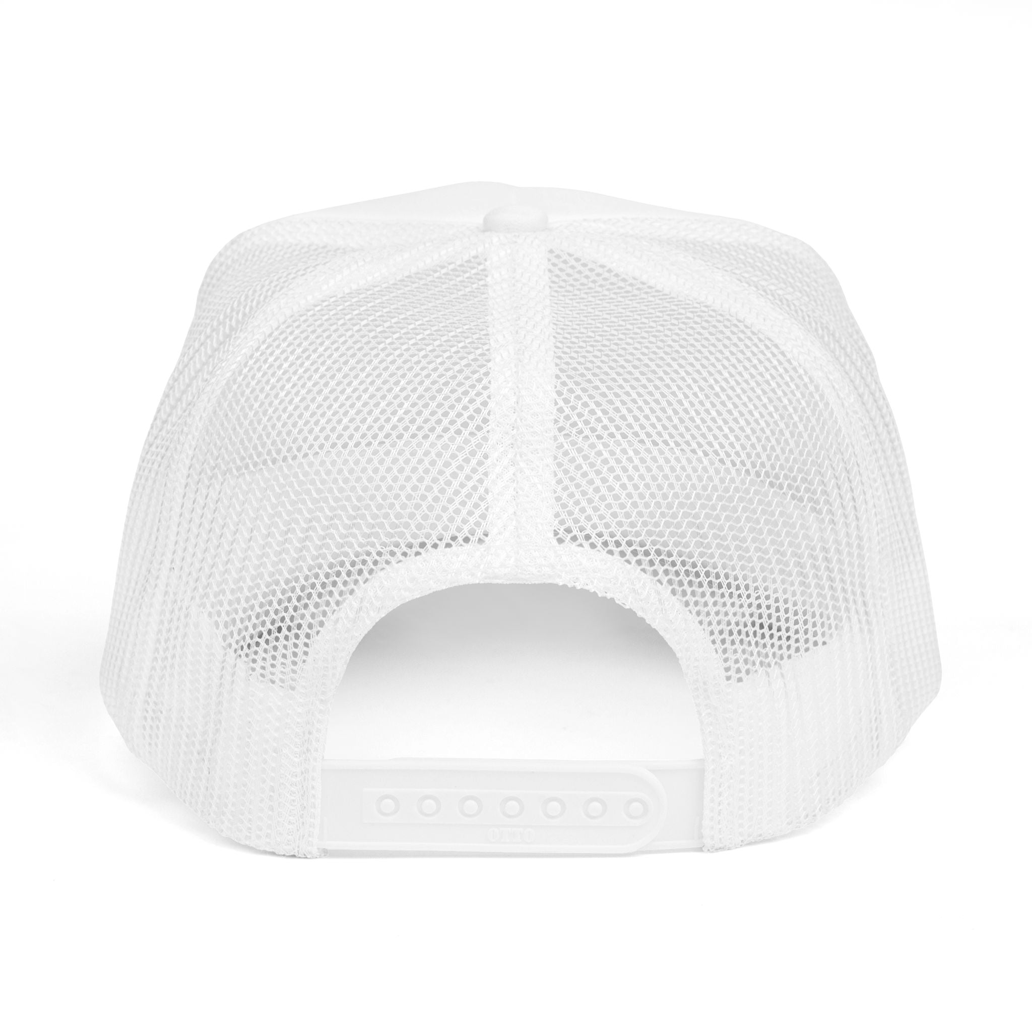 Botox Burnouts Pink Trucker Hat — Retro Script Foam Mesh Cap