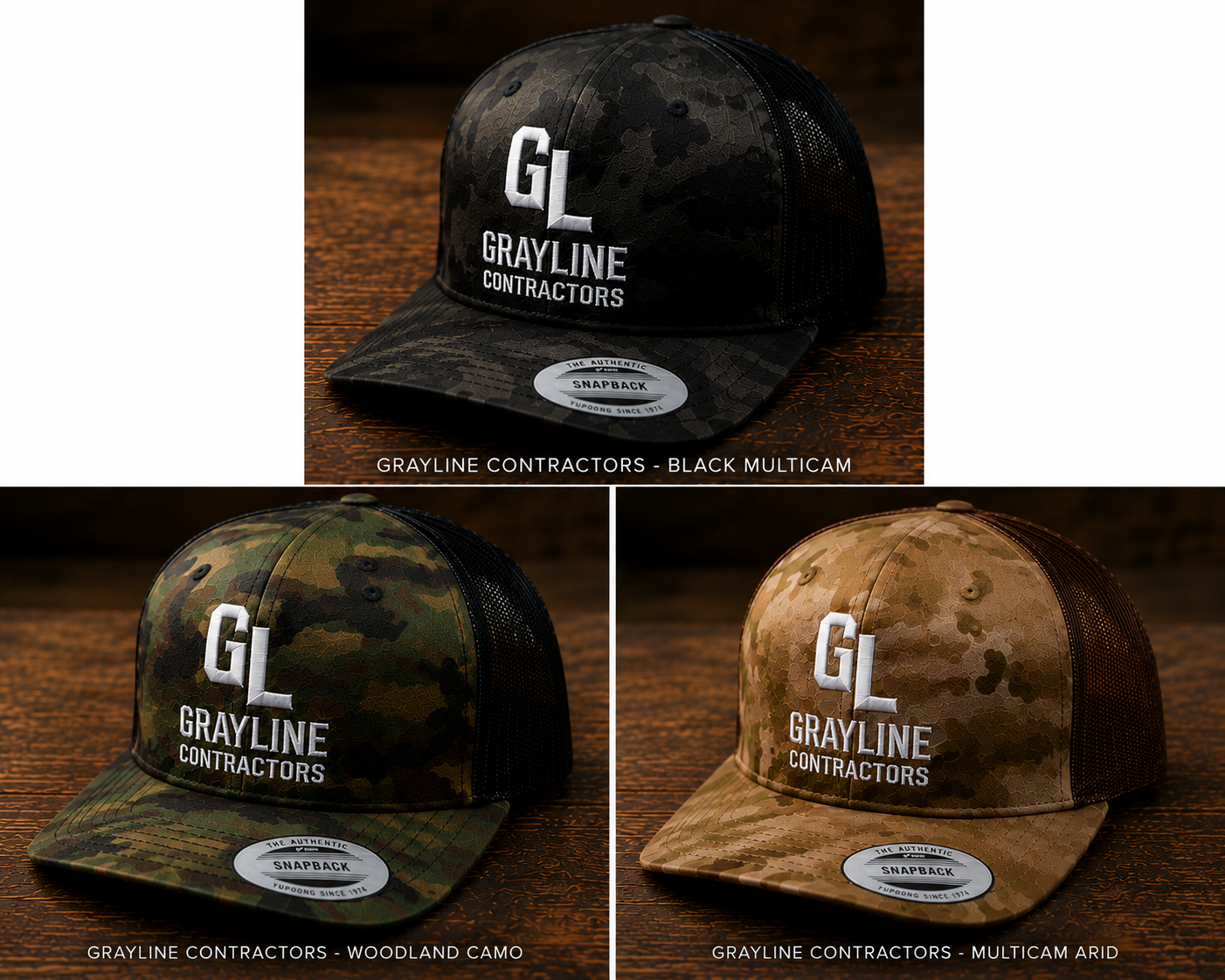 Grayline Contractors Hat